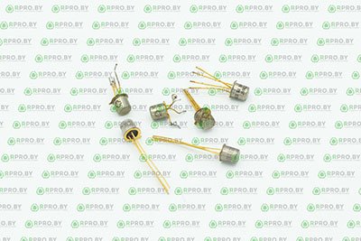 Транзисторы типа КТ 201 - 4 коротких позолоченных вывода
