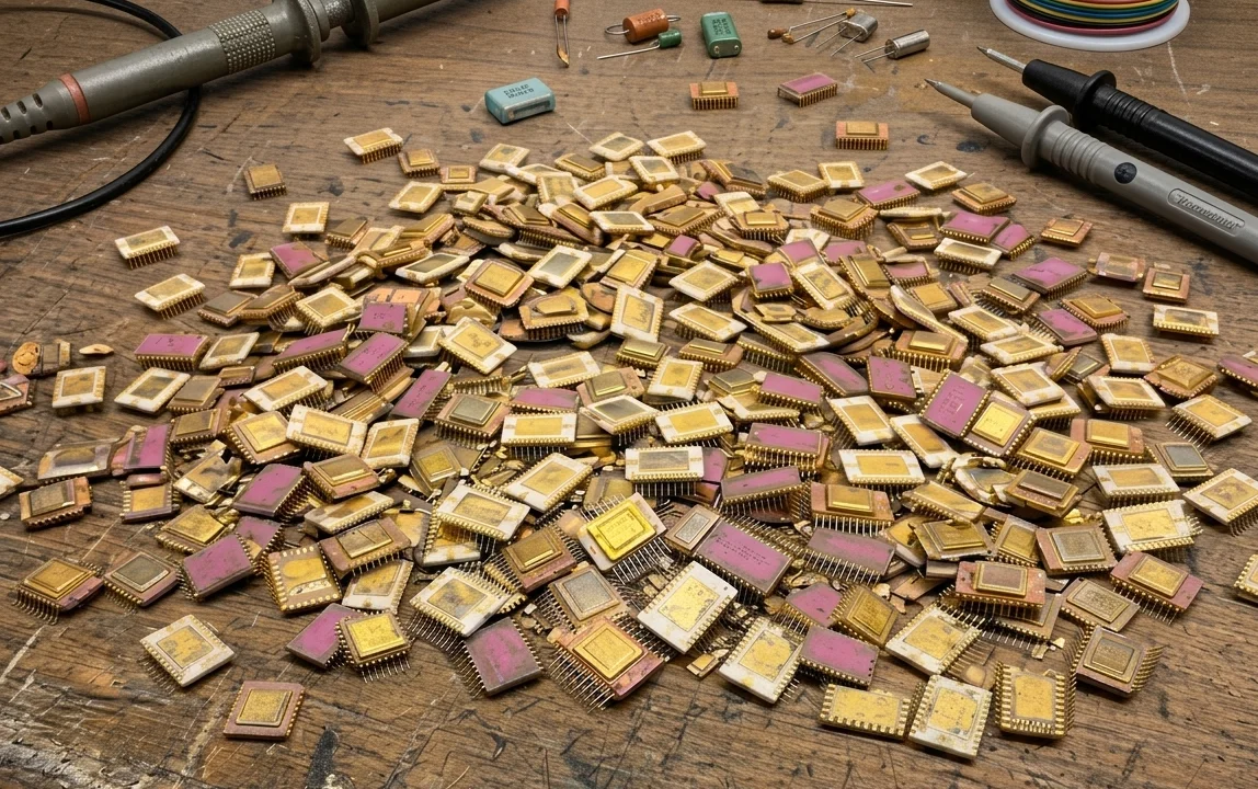 Дорогие микросхемы: драгметаллы в отечественных и импортных моделях