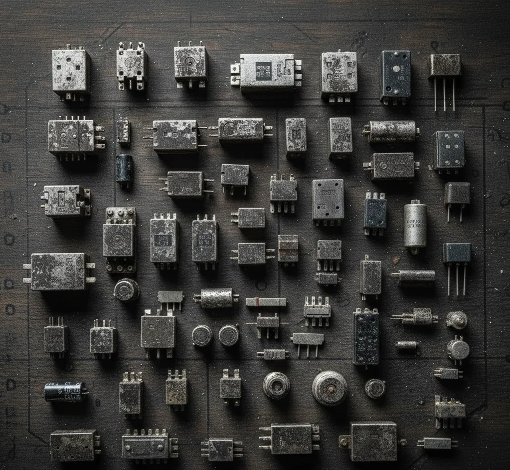 В каких радиодеталях содержится серебро