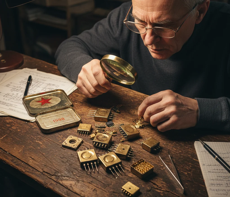 В каких деталях содержится золото